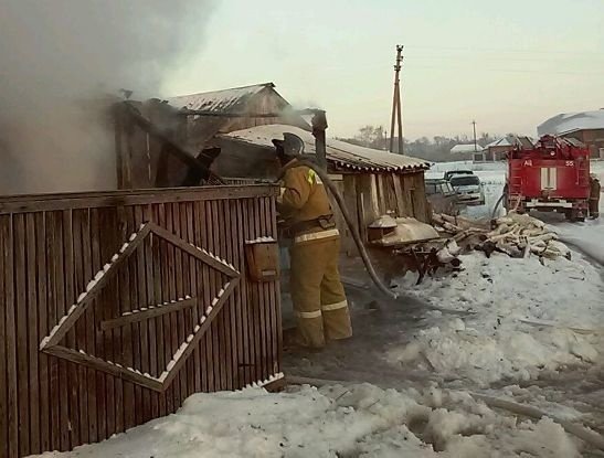 Пожар в Подгоренском районе