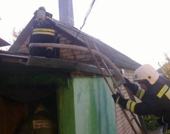 Пожар в Подгоренском районе