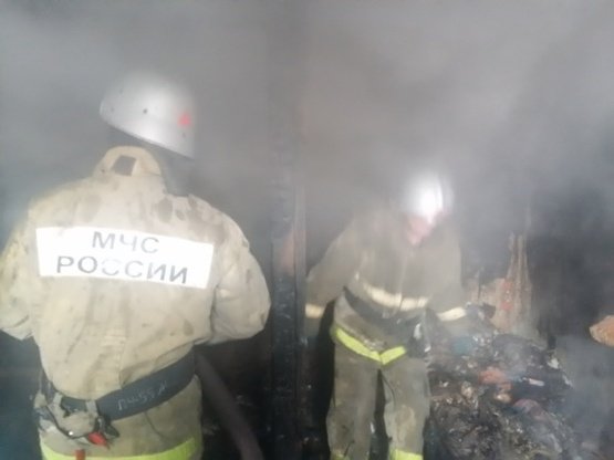 Пожар в Подгоренском районе