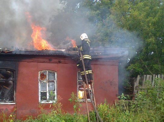 Пожар в Подгоренском районе